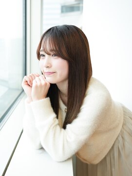 ルフュージュ バイ プロデュース 相模大野店(Refuge by Produce) シースルーバング/ストレートロング