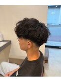 前下がりカット/メンズパーマ/メンズカット/ツイスパ