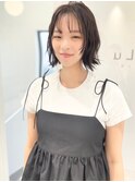 韓国風くびれボブで小顔見せ 20代30代