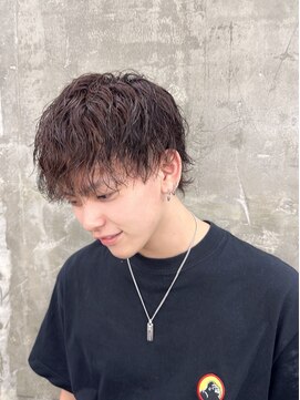 メンズサロン キング 梅田店(Men’s salon K!ng) 波巻きツイストスパイラルパーマ/フェザーパーマ/眉毛/メンズ