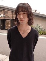 ノラジャーニー(NORA Journey)&nbsp;メンズボブウルフメンズミディアムレイヤーカットメンズウルフ