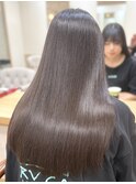 ケア縮毛矯正艶髪ストレートレイヤーカット