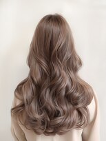 ヘアーアンドファッションシオミエイチ (hair＆fashion shiomi H)&nbsp;韓国風ミルクティーベージュブラウンカラー透明感カラー