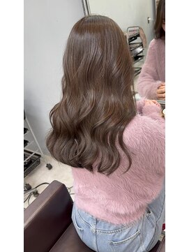 オズ 郡山駅前店(OZ) 大人女子の艶ブラウンロングで韓国風ベージュカラー郡山で人気◎