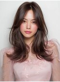 髪質改善/ナチュラルブラウン/レイヤーカット