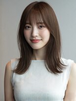 リアン 横須賀中央店(Lien)&nbsp;セミロング ブラウンベージュ 髪質改善トリートメント 20代 艶髪