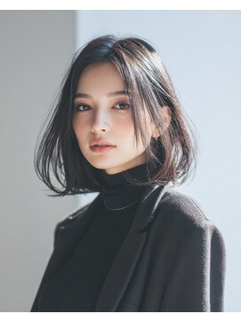 トワ 仙台店(toi) 【韓国・レイヤーボブ】ウルフボブ・ココアブラウン