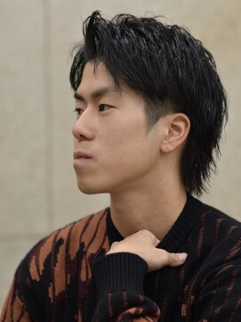 にもう メンズアップバング