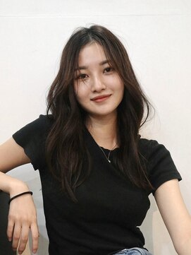 キーゴ 博多(KY-GO.) ロングレイヤー×ブラウンベージュ