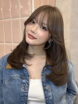 オニキス 原宿(ONYX)&nbsp;e352ミディアムレイヤーカット髪質改善ブリーチなしダブルカラー