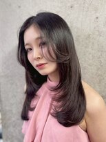 ルート 南堀江(route)&nbsp;ストレートロング/ワンカール/ナチュラルスタイル/韓国風ヘア