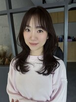 エトワ 中央店(etoi)&nbsp;大分ハッシュカット胸上鎖骨下ミディアムレイヤースタイルかるめ