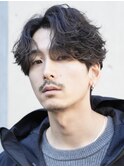 渋谷メンズパーマルーズパーマシャドウパーマアクティブショート