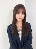 レイヤーカット/顔まわり/ニュアンスカラー