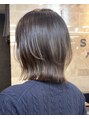 サンド クリア 横浜本店(sand clear) 後ろ姿まで軽く見えるレイヤーで、ワンカールで決まる長めボブ