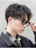 渋谷シャドウパーママッシュ波巻きスパイラルパーマルーズパーマ