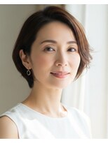 アボヘアー(Abo hair)&nbsp;丸みショート小顔カット似合わせカット透け感束感ボブ
