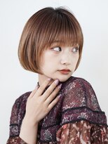 インセプション 銀座(INCEPTION) 切りっぱなしショート・ボブ/絶壁解消/前髪なし/20代/30代/面長
