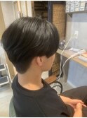 曲がる縮毛矯正/ニュアンスパーマ/センターパート