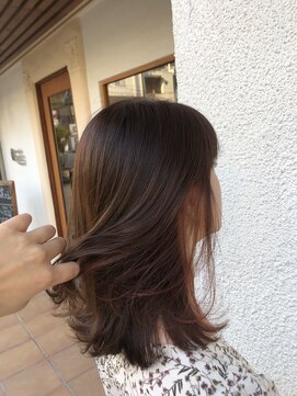 リゴッツ ドゥア プトゥリ(Regottz dua putri) インナーカラー×ナチュラルオレンジ