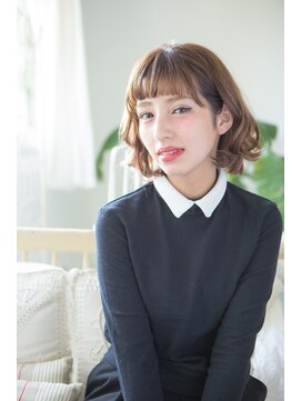 ニコ(NiCO) 【NiCO 八戸】大人かわいい 耳かけ 無造作 カール ボブ ♪