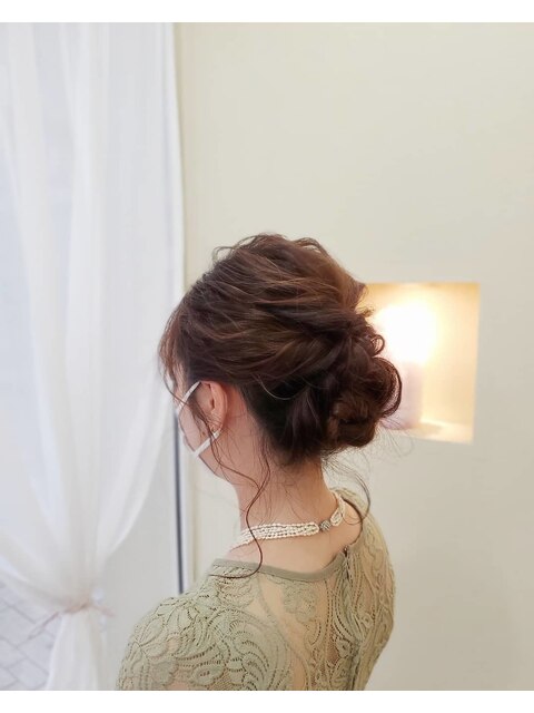 ヘアアレンジ☆結婚式・入学式・入園式.卒園式.発表会ヘアセット