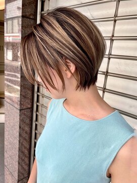 トルネード(TORNADO) 外国人風ハイライトバレイヤージュ白髪ぼかし グレージュt86