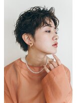 カーリークールショート／マロンベージュ