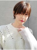 王道丸みショートボブ