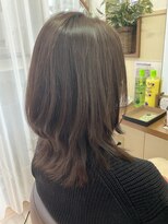 コアフィールフィス(COIFFURE fils)&nbsp;【見附　今町】セミロング　外ハネ　グラデーション　ウルフ