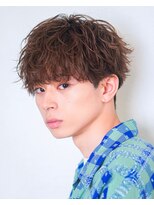 オーシャントーキョー 渋谷神南(OCEAN TOKYO) 波巻きツーブロック束感マッシュ