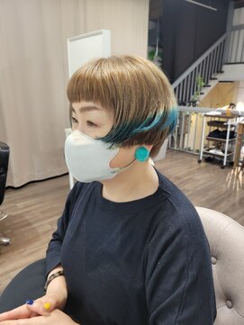 ココロカラ(Cocorokara) デザインカラー　裾カラー