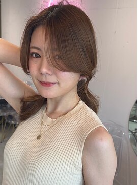 シーシンジュク 新宿南口(Sea shinjuku) 韓国風前髪×レイヤーカット【髪質改善/新宿/レイヤーカット】