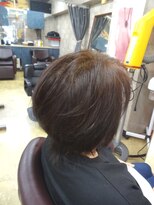 ヴァンテアン 巣鴨店 大人ショートボブ,ナチュラルボブ,グレーカラー50代60代70代