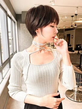 ロンドジェネルーズ 柏(Lond generous) 【小林翼】大人美人ショート×ショコラアッシュカラー