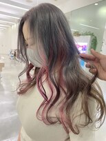 カッツ 駅家店(CUT S) グレージュとピンク