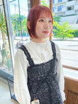 ゴブンノロク(GOBUN NO ROKU)&nbsp;担当　竹橋/オレンジカラーボブ