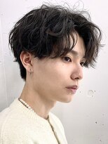 エリマバイフィフス 調布(elima by fifth)&nbsp;ニュアンスパーマワンカールパーマ刈り上げないセンターパート