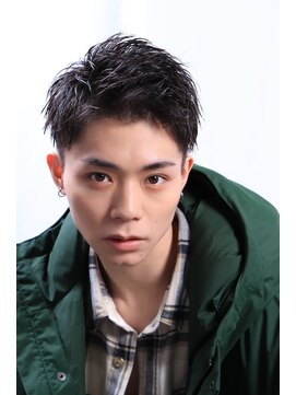 ネイビー(NAVY) エッジショート ビジネスヘア