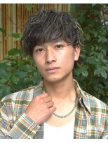 フリーク バーバーショップ 都島店(FREAK BARBER SHOP)&nbsp;マッシュウルフ ニュアンス ソフトツイスト ハイライト シャドー