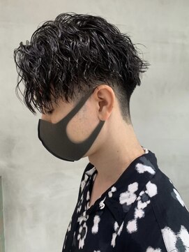 ラヴィズムバイフィフス(LUVISM by fifth) 波巻きパーマメンズパーマメンズヘアツーブロックツイストパーマ