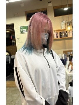 スオーノ(SUONO) ツートーンカラー［ケアブリーチ/ブリーチ/デザインカラー］