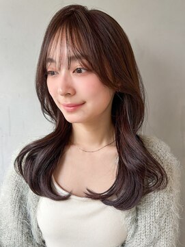 キリ 表参道(kyli) 斜めバング美髪デジタルパーマこなれヘアシースルーバング