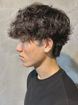 ニアウ 高崎店(Niau) シャドウパーマニュアンスパーマメンズパーマメンズマッシュ高崎