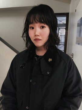 ロジ(loji) レイヤーボブとパーマヘア