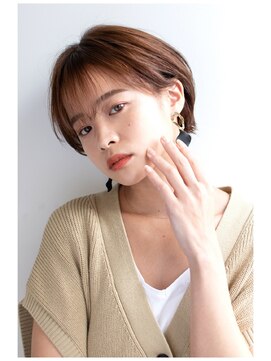 シュエット(Chouette) 大人かわいいブラウンベージュボブ