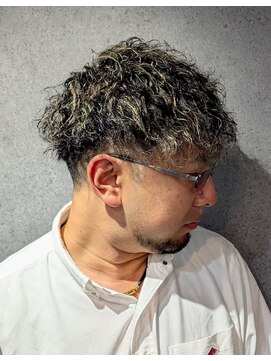 クフィア メンズヘアー カンポ 天王寺店(CUFFIA MENSHAIR CAMPO) マンバン髪型 メンズツイストスパイラルフェザーパーマ