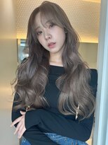 サンクマーケット 渋谷(cinq MARKET) 初めてのダブルカラーに人気のミルクティーベージュカラー