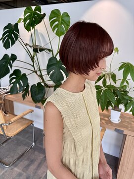 ラノバイヘアー 京都(Lano by HAIR) ピンクベージュカラー