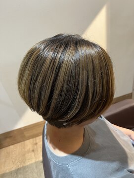 ウェーブ(WAVE) ショート/アンブレラカラー